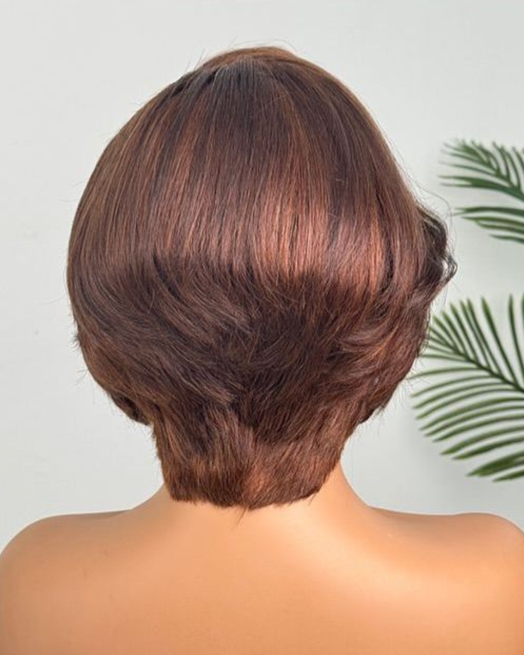 Bob wig indétectable customisée, lace décolorée et bonnet ajustable