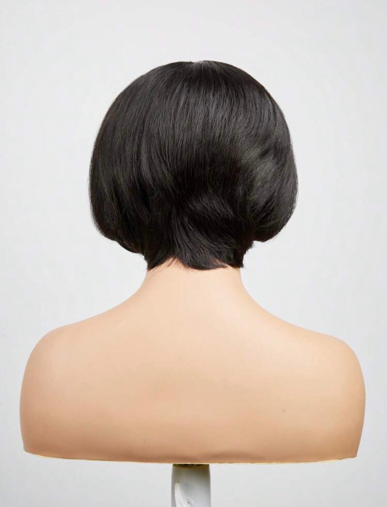 Classic Bob Wig en cheveux indiens, bonnet ajustable confortable